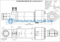 Гидроцилиндр ЦГ-110.80х1120.22