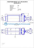 Гидроцилиндр ЦГ-100.50х320.795.11