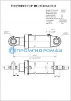 Гидроцилиндр ЦГ-200.160х2320.11