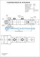 Гидроцилиндр ЦГ-40.20х200.08