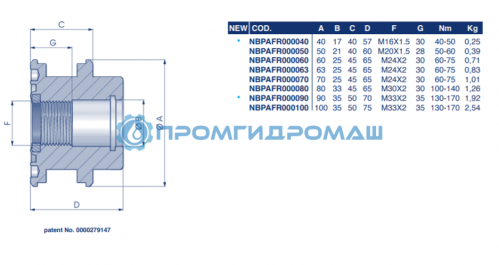 Поршень NBPAFR000090