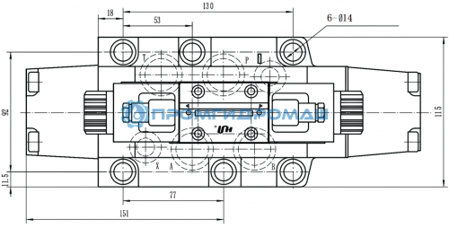 Гидрораспределитель 1Р203 АЛ1-34 В220