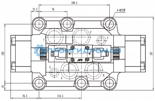 Гидрораспределитель 1Р323 АЛ1-574A Г24